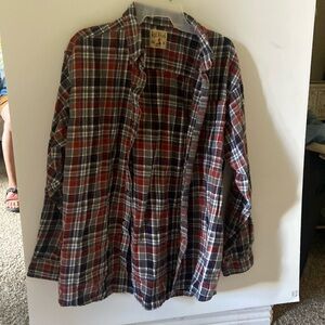 Red black and grey flannel